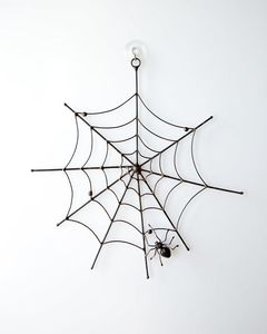 Phantom Forge Élégant Toile D'araignée De Noël Ornement En Métal Sculpture Durable Pièce D'affichage De Vacances pour La Maison Décorations - Product Image 1