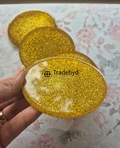 Handmade Resin <b>Coasters</b> 4X4 Inches Square Luxury Style <b>Drink</b> <b>Coaster</b> Set Available in Different Colors for Gifting Tradebyd - Product Image 5