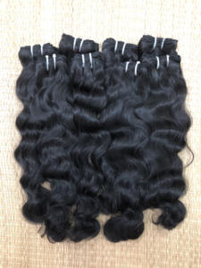 Women's Silky Wave Styles Human Remy Vietnamese <b>Hair</b> <b>Extensions</b> Double Weft 100g - Product Image 5