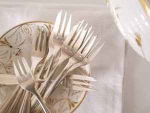 Fork Set In Stainless Steel With <b>Mirror</b> Polished Finished Perfect For <b>Tabletop</b> Use At Weddings Kitchen And Hotel Dining - Product Image 4