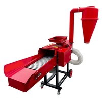 Machine à hacher l'herbe humide et sèche de haute qualité pour l'alimentation animale, ensileuse et coupe-fourrage avec moteur – Vente en gros