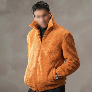 Warm Winter Outerwear For <b>Men</b> OEM/ODM High Quality Stylish Casual Full Zipper With Wholesale Rate Newest <b>Sherpa</b> <b>Fleece</b> Jackets - Product Image 2