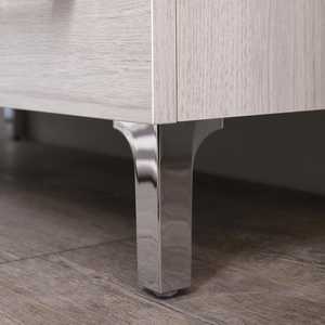 85cm White Oak <b>Floor</b>-Standing <b>Bathroom</b> <b>Cabinet</b> with 3 Doors and 1 Drawer Featuring Ravenna Sink - Product Image 4