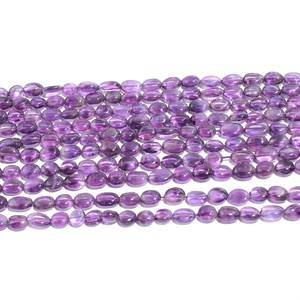 Amatista Goede Color púrpura Collar Cuentas de piedras preciosas Super calidad 100% producto a granel Natural hecho a mano para pulseras Mala - Product Image 4