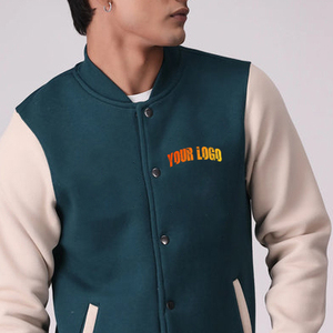Chaqueta de béisbol de estilo universitario para hombres Prendas de abrigo universitarias con diseño limpio Ideal para estudiantes y atletas - Product Image 3