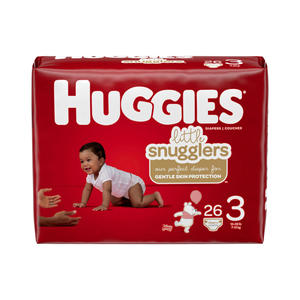 Couches pour bébé Huggies Little Snugglers, taille 3, 136 ct - Product Image 3