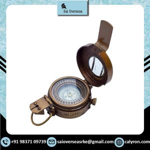 Laiton Antique Vintage boussole de survie boussole de poche en métal outil de Navigation extérieure de haute qualité pour la randonnée Camping chasse - Product Image 6