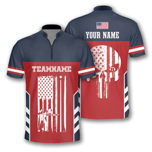 Maillot de billard personnalisé avec fermeture éclair pour les équipes et les clubs - Product Image 1