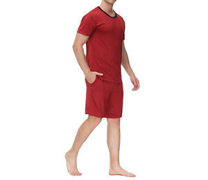 Vêtements de sport d'été pour hommes-T-shirt à manches courtes + short de sport-Séchage rapide, respirant et cool-Ensemble deux pièces de mode fitness - Product Image 4