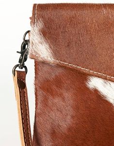 Bolsos de hombro de cuero de piel auténtica de estilo occidental, bolso de mano de piel de vaca auténtica a la moda de alta calidad - Product Image 2