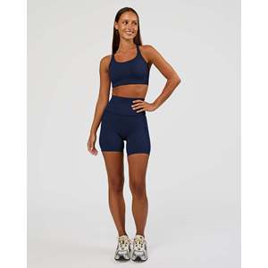 Sujetador Deportivo Twist D/DD/E Azul Marino con Relleno y Push-Up para Yoga y Gimnasio - Product Image 6
