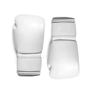 ถุงมือชกมวยหนังสีดำแดงขนาด18 oz ถุงมือชกมวยสำหรับเล่นมวย - Product Image 1