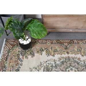 พรมยางลาเท็กซ์ขนแกะสไตล์วินเทจ39x64ฟุตสีน้ำตาลคลาสสิกงานเย็บปะต่อกันสำหรับวัยรุ่นพรมปูพื้นทรงสี่เหลี่ยมผืนผ้า - Product Image 5