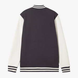 Veste de baseball personnalisée 100% coton à col montant pour hommes manteau brodé de la saison d'hiver - Product Image 2