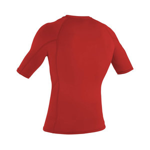 Camisa de natación con Logo personalizado para hombre, camisa de Fitness de alta calidad con estampado de manga corta MMA, protector contra sarpullido, venta al por mayor - Product Image 2