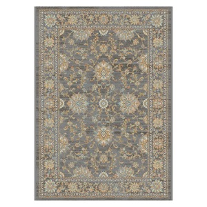 RUGS DEPOT LXDP-0182 Wholesale Terracotta Gold Contemporary Geometric Digital Printed Machine Washable Chenille Rug Non <b>Slip</b> - Product Image 1