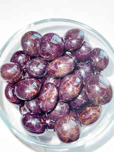 PIEDRA SANADORA NATURAL AL POR MAYOR CRISTAL DE ALTA CALIDAD ESTRELLA GRANATE PIEDRA ALTO PULIDA GRANATE TUMBLE PIEDRAS DE BOLSILLO - Product Image 5