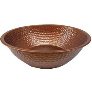 Bol de pédicure en cuivre durable et durable avec repose-pieds martelé à la main en acier inoxydable produit de qualité pour la beauté et les soins personnels - Product Image 2