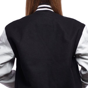 Chaqueta Varsity de Invierno Personalizada de Alta Calidad para Mujer con Lentejuelas y Relleno de Algodón - Product Image 2