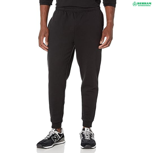 Pantalon de jogging en molleton pour homme, coupe classique, chaud, avec cordon de serrage à la taille, 100 % coton, idéal pour l'hiver – Nouvelle collection, offre spéciale - Product Image 1