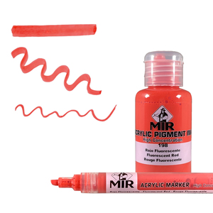 60ml d'encre acrylique rouge fluorescente extrafine pour l'artisanat des beaux-arts et le bricolage Catégorie de produit Peintures d'art - Product Image 3