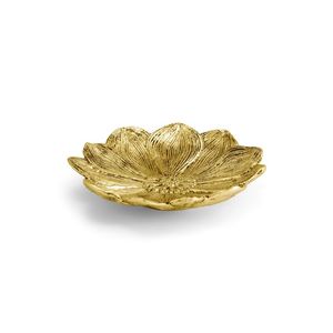 Plateau GildEdge Plateau rond en aluminium Titan or éclairage Brindille d'or Poignée Différents plateaux décoratifs en métal artisanal - Product Image 3