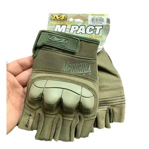 Guantes tácticos de corte y resistente al calor TPR personalizado piel de vaca anilina Paintball guantes tácticos de cuero - Product Image 1