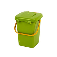 Poubelle rectangulaire en plastique HDPE écologique de 30L, 50L, 60L pour extérieur, avec capteur d'induction et couvercle à poussoir, personnalisable