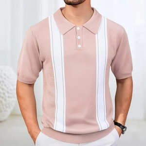 Polo de alta calidad personalizado, camiseta con logotipo de impresión bordada, camiseta Polo de algodón para hombre, Polo de golf de punto para hombre - Product Image 3