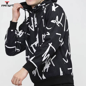 Pull à capuche pour hommes sur mesure Style de mode de rue vêtements d'hiver 100% coton avec design brodé nouveau design populaire - Product Image 5