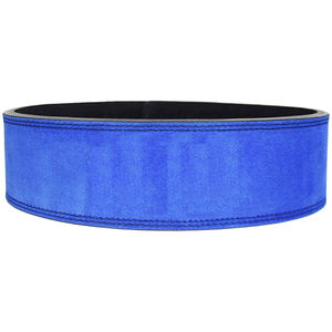 Hecho a mano 4 \ "de ancho gimnasio Fitness cuero de vaca gamuza palanca de levantamiento de pesas cinturón 10mm palanca de elevación hebilla equipo de seguridad - Product Image 2