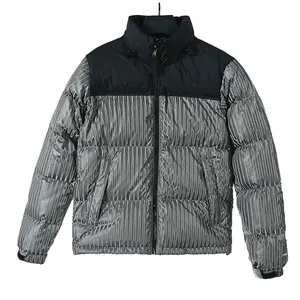 OEM2022新作ファッションジャケット冬メンズスタンドカラージャケット無地ダウンコート北メンズフェイスジャケット