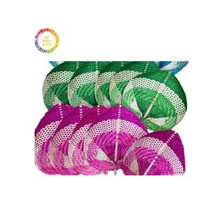 Eco-Friendly Bamboo Hand <b>Fan</b> - Palm Leaf Vintage <b>Wall</b> Art for Home <b>Decor</b> - Product Image 4