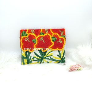 กระเป๋าคลัทช์ปักลายปักไข่มุกกระเป๋าสะพายไหล่สำหรับงานแต่ง - Product Image 4