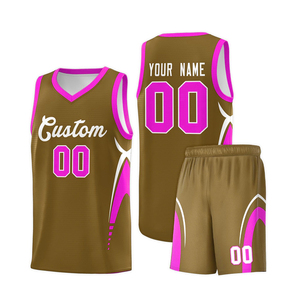 Maillot de basket-ball Desihn personnalisé nouvelle arrivée maille pure respirant grande taille chemise de sport costume ensembles de vêtements de basket-ball sublimés - Product Image 3