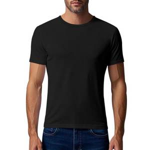 Camiseta de verano 260GSM para hombre, Camisetas básicas holgadas de manga corta a la moda coreana, camisetas sólidas, camiseta de gran tamaño Unisex - Product Image 1