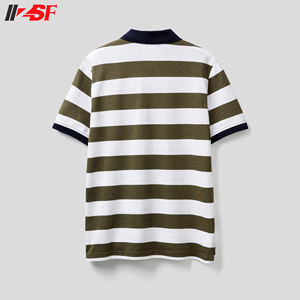 T-shirt d'été pour homme, confortable, respirant, anti-plis, en jersey de haute qualité, à manches courtes, motif uni, polyester/coton, OEM - Product Image 2