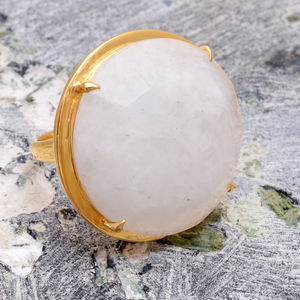 แหวนเงินแท้925สำหรับผู้หญิงดีไซน์คลาสสิกพลอยสีรุ้งสังเคราะห์เจียระไนแบบใหม่ล่าสุดสำหรับงานแต่งงาน - Product Image 1