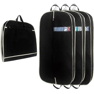 ถุงผ้ากันฝุ่นแบบพับได้เป็นมิตรกับสิ่งแวดล้อมชุดเสื้อผ้าผ้านอนวูฟเวนสำหรับงานแต่งงานโลโก้ตามสั่ง - Product Image 3