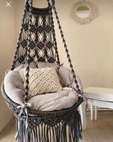 Chaise suspendue de Patio en macramé, balançoire de jardin, chaise de Patio d'extérieur, 100% coton, conception OEM, Logo personnalisé, emballage de courrier, Vietnam, fait à la main