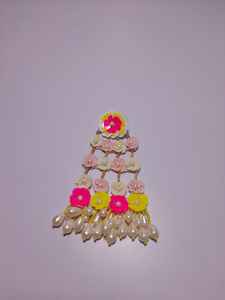 Boucles d'oreilles en perles Design ailes classiques Broderie à la main Bijoux de mode directement de l'Inde pour les femmes et les filles - Product Image 4