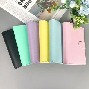 High Quality A5 A6 Pu <strong>Leather</strong> Binder Money Organizer Binder 6 Ring Binder <strong>Refillable</strong> <strong>Notebook</strong> with Magnetic Buckle Closure - Product Image 4