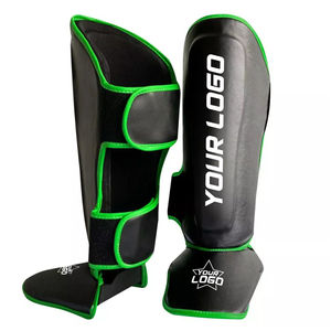 Espinilleras de boxeo de cuero y espinilleras de fútbol para hombres y mujeres con diseño protector y duradero Espinilleras personalizadas - Product Image 6