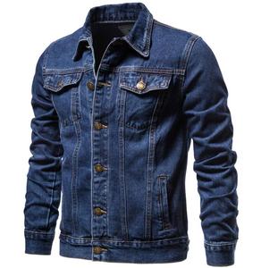 Wholesale <b>Custom</b> Design <b>Denim</b> <b>Jacket</b> Hip Hop Men Streetwear Slim Fit Jean <b>Jackets</b> Casual Coats - Product Image 6