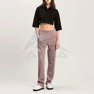 Pantalones de Chándal de Lona con Cintura Elástica Personalizados para Mujer, Venta al por Mayor, Diseño Personalizado, Elegantes, Cómodos y Cálidos - Product Image 5