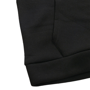Pull à capuche en coton pour hommes, couleur unie, taille personnalisable et logo, basique en coton mélangé, service Oem, sweats à capuche pour hommes, nouvel arrivage - Product Image 4