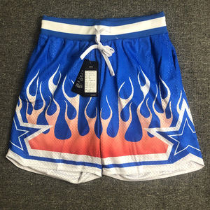 Estilos premium y pantalones cortos de baloncesto transpirables de tela suave doble malla personalizada para hombre - Product Image 1