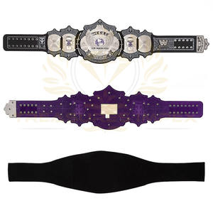 เข็มขัดแชมป์มวยปล้ำแชมป์มวยปล้ำระดับมืออาชีพทำจากทองเหลือง2มม. อุปกรณ์เสริมแชมป์ใหม่สำหรับทุกเพศ - Product Image 4