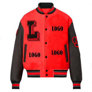 Chaquetas Varsity de Baloncesto Personalizadas para Hombre, Estilo Moderno, Cuello Redondo, Talla Grande, Cierre de un Botón, Impermeables, en Oferta - Product Image 6