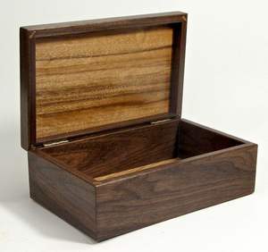 Caja rectangular de madera de sándalo personalizada, embalaje de regalo pulido para regalos de boda - Product Image 6